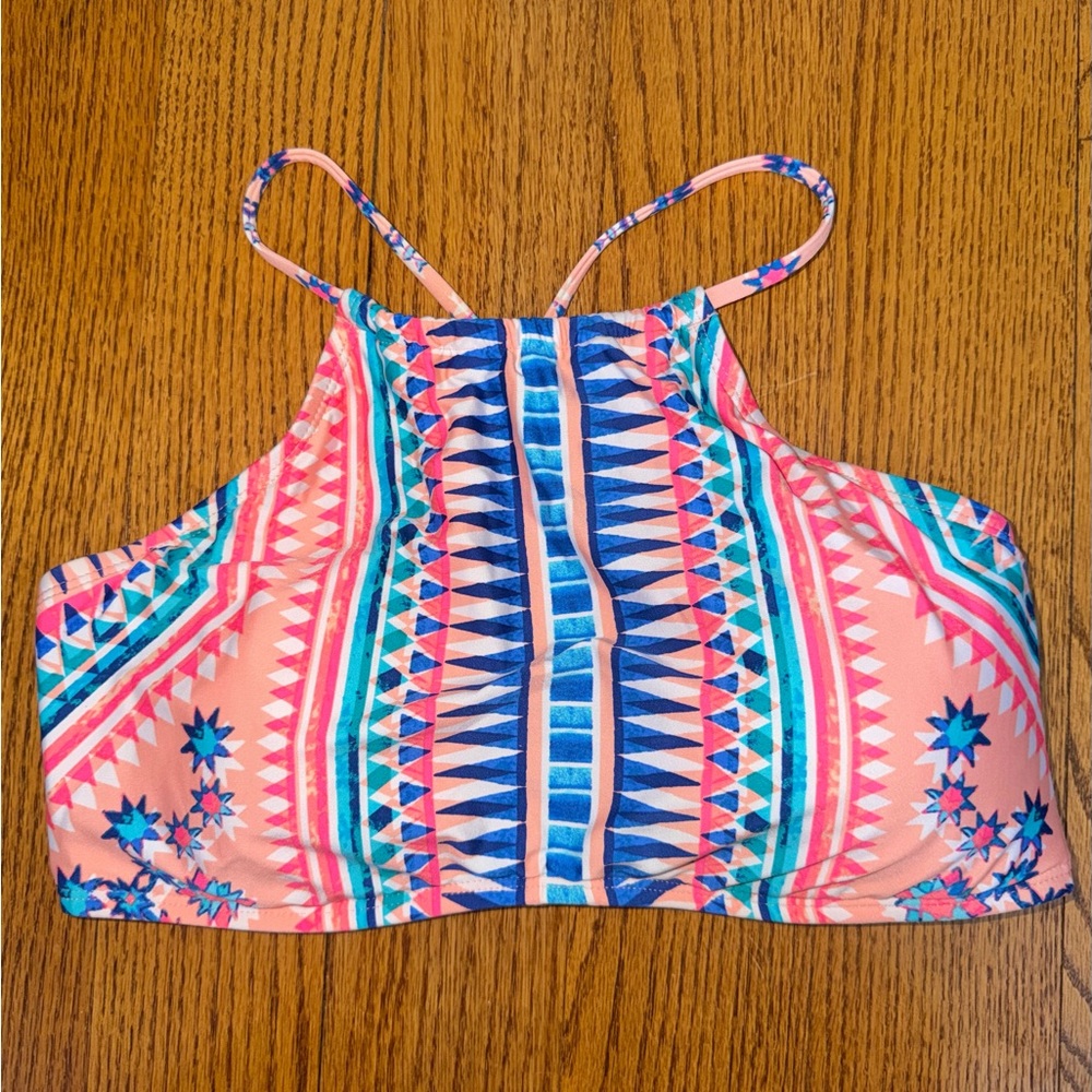Reaction Kenneth Cole High Neck Bikini Top Size L
